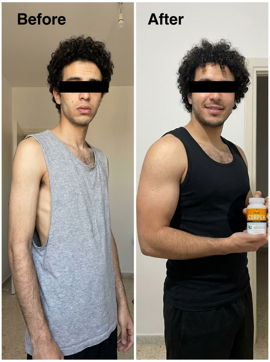CorpeX فاتح الشهية لزيادة الوزن — طبيعي ١٠٠٪
