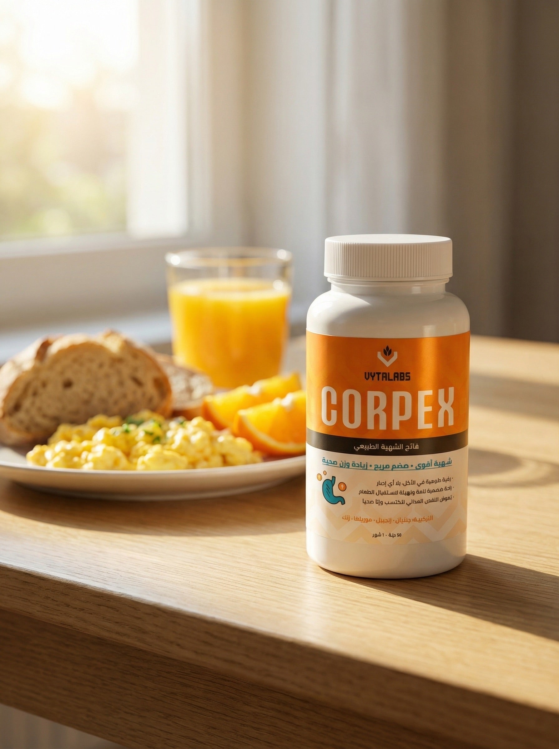 CorpeX - فاتح الشهية الفعال - 100% طبيعي